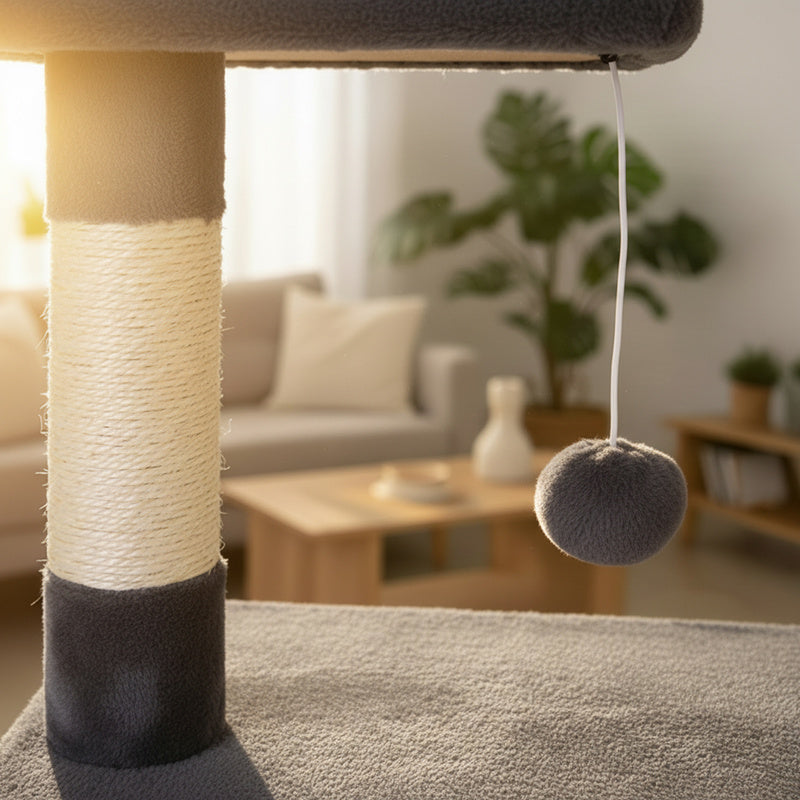 Katzen-Kratzbaum, 85 cm für Haustiere und Zuhause – Detailansicht 13