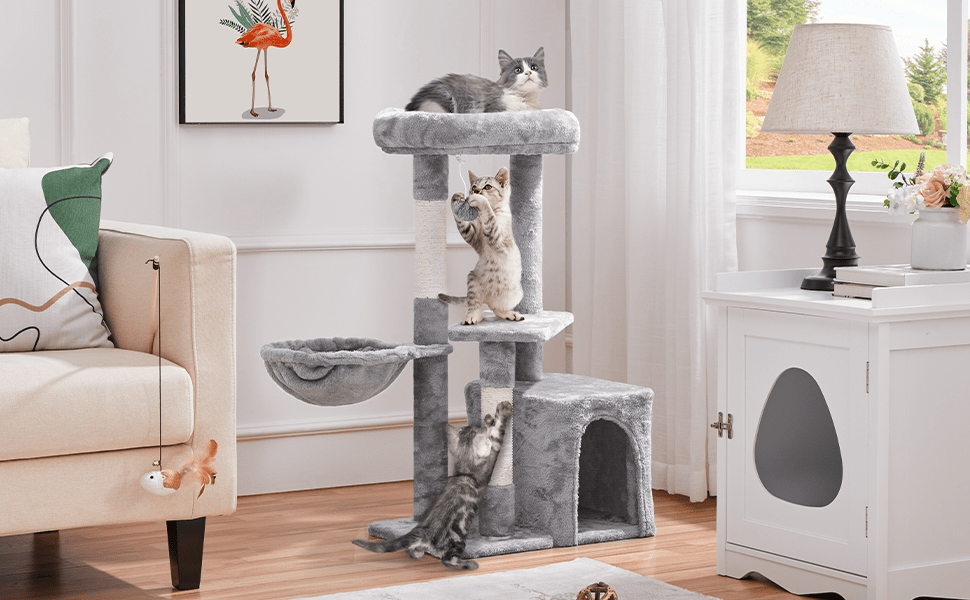 Katzen-Kratzbaum, 87 cm für Haustiere und Zuhause – Detailansicht 18