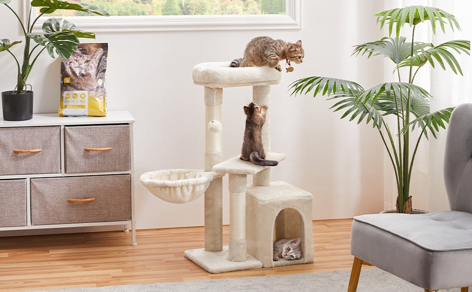 Katzen-Kratzbaum, 87 cm für Haustiere und Zuhause – Detailansicht 19