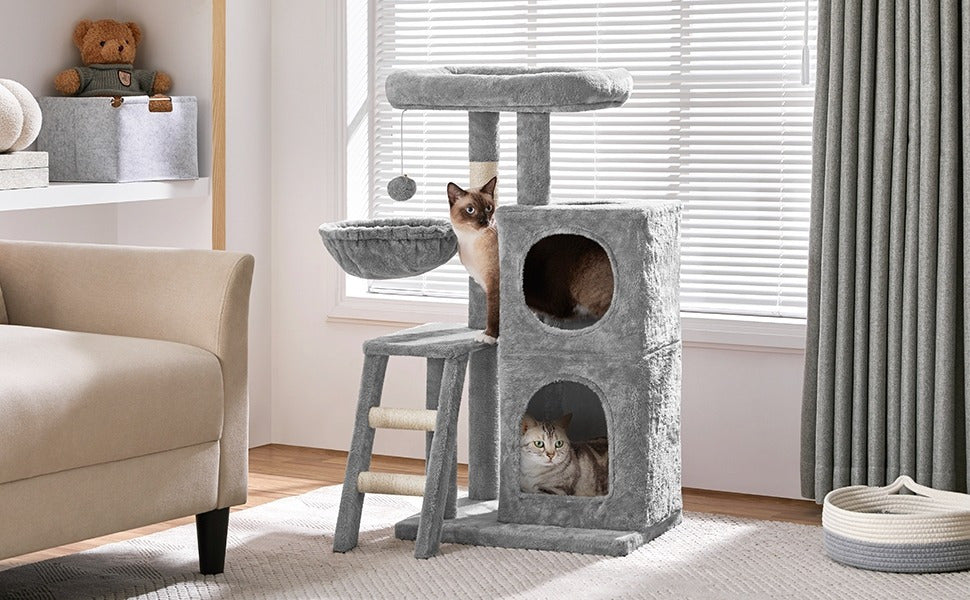 Katzen-Kratzbaum, 94 cm für Haustiere und Zuhause – Detailansicht 10