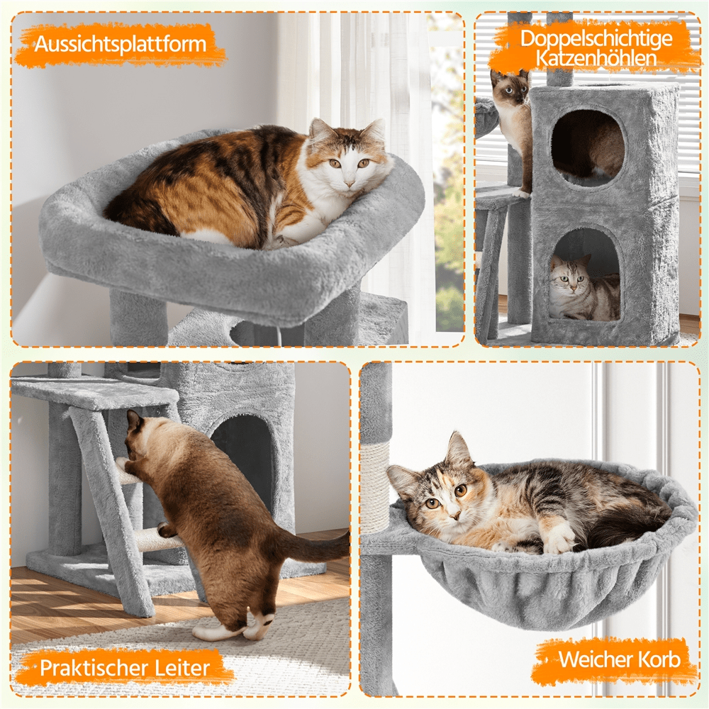 Katzen-Kratzbaum, 94 cm für Haustiere und Zuhause – Detailansicht 15
