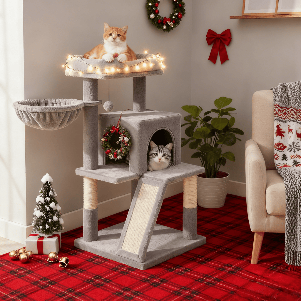 Katzen-Kratzbaum, 96 cm für Haustiere und Zuhause – Detailansicht 33