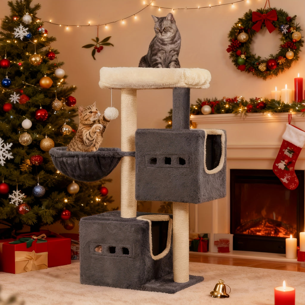 Katzen-Kratzbaum, 98cm für Haustiere und Zuhause – Hauptansicht