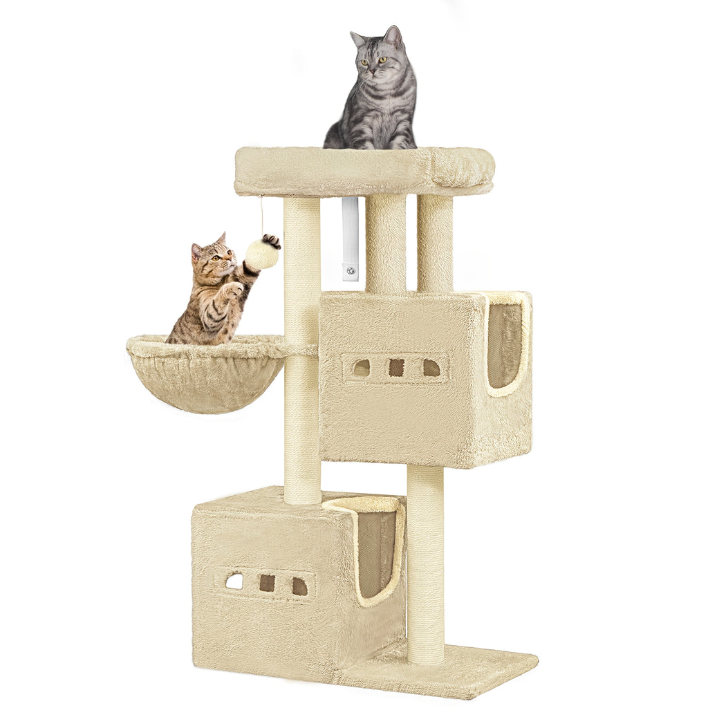 Katzen-Kratzbaum, 98cm für Haustiere und Zuhause – Detailansicht 3