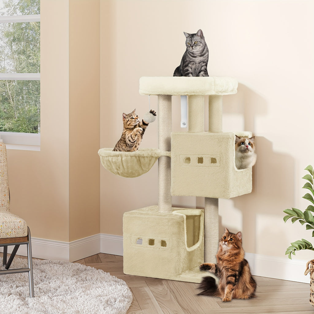 Katzen-Kratzbaum, 98cm für Haustiere und Zuhause – Detailansicht 10