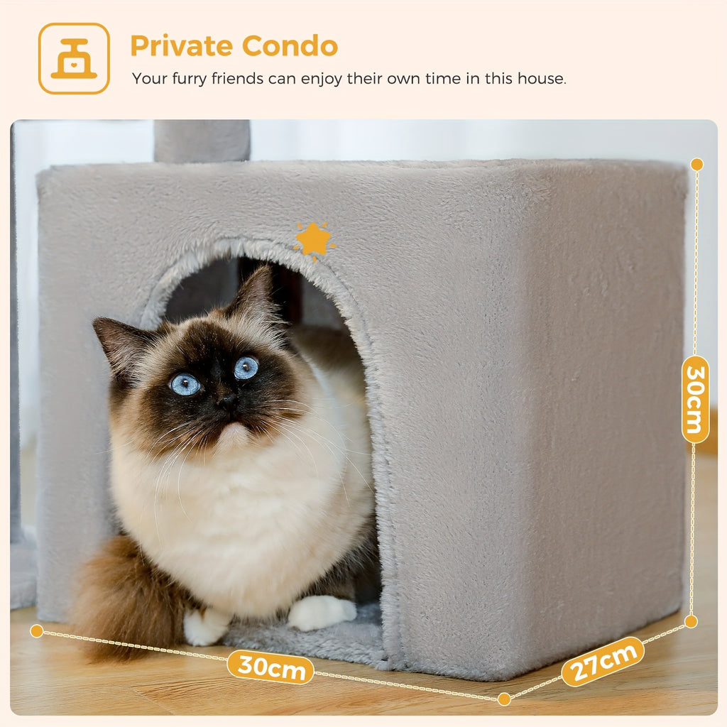 Katzen-Kratzbaum, Beige Farbe für Zuhause – Detailansicht 4