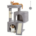 Katzen-Kratzbaum, Beige Farbe für Zuhause und Haustiere – Detailansicht 13