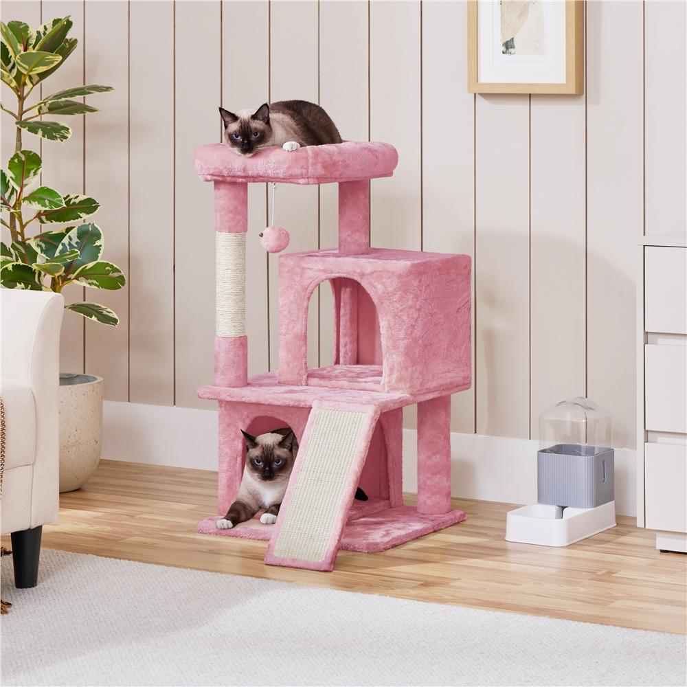 Katzen-Kratzbaum, Beige für Haustiere und Zuhause – Detailansicht 5