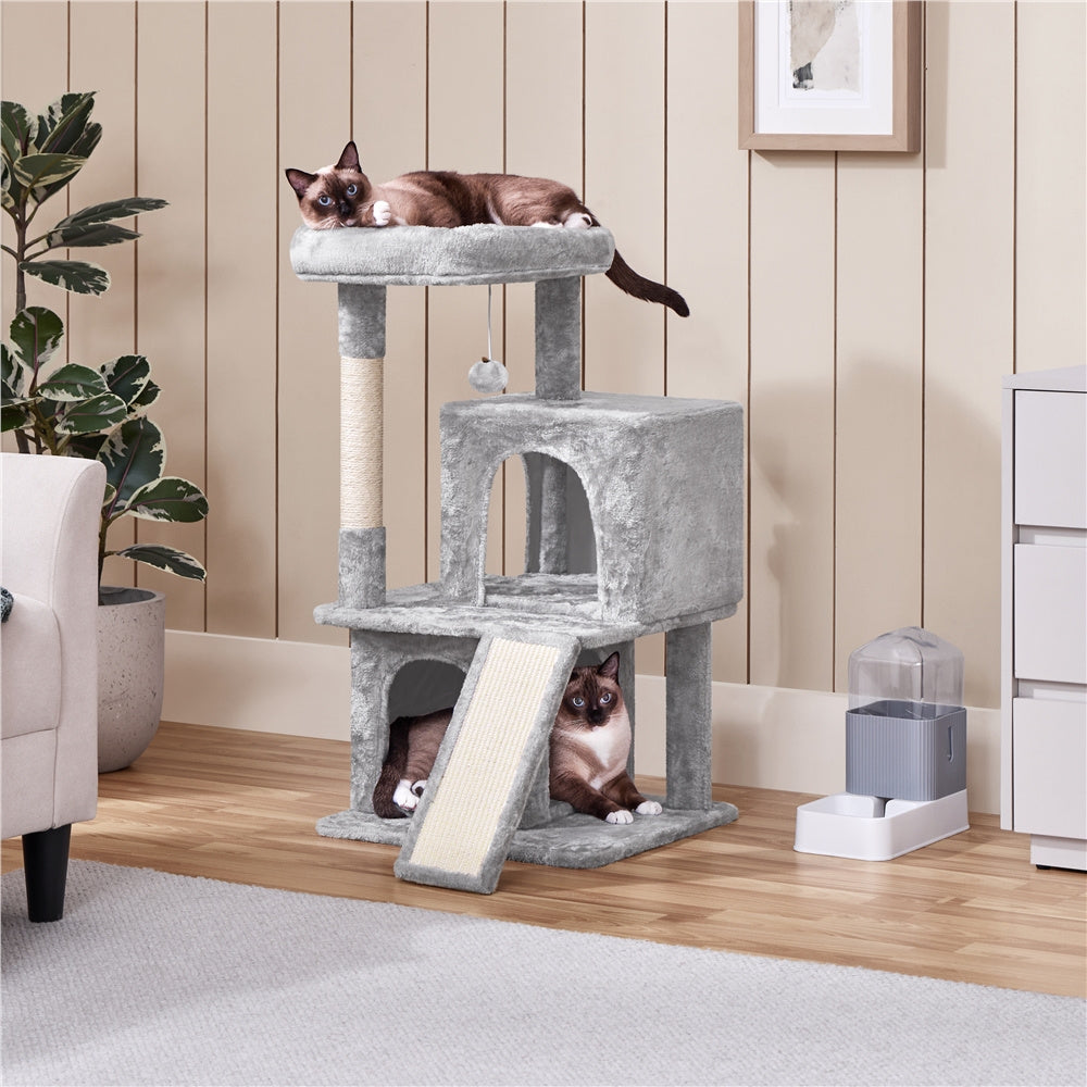 Katzen-Kratzbaum, Beige für Haustiere und Zuhause – Detailansicht 8