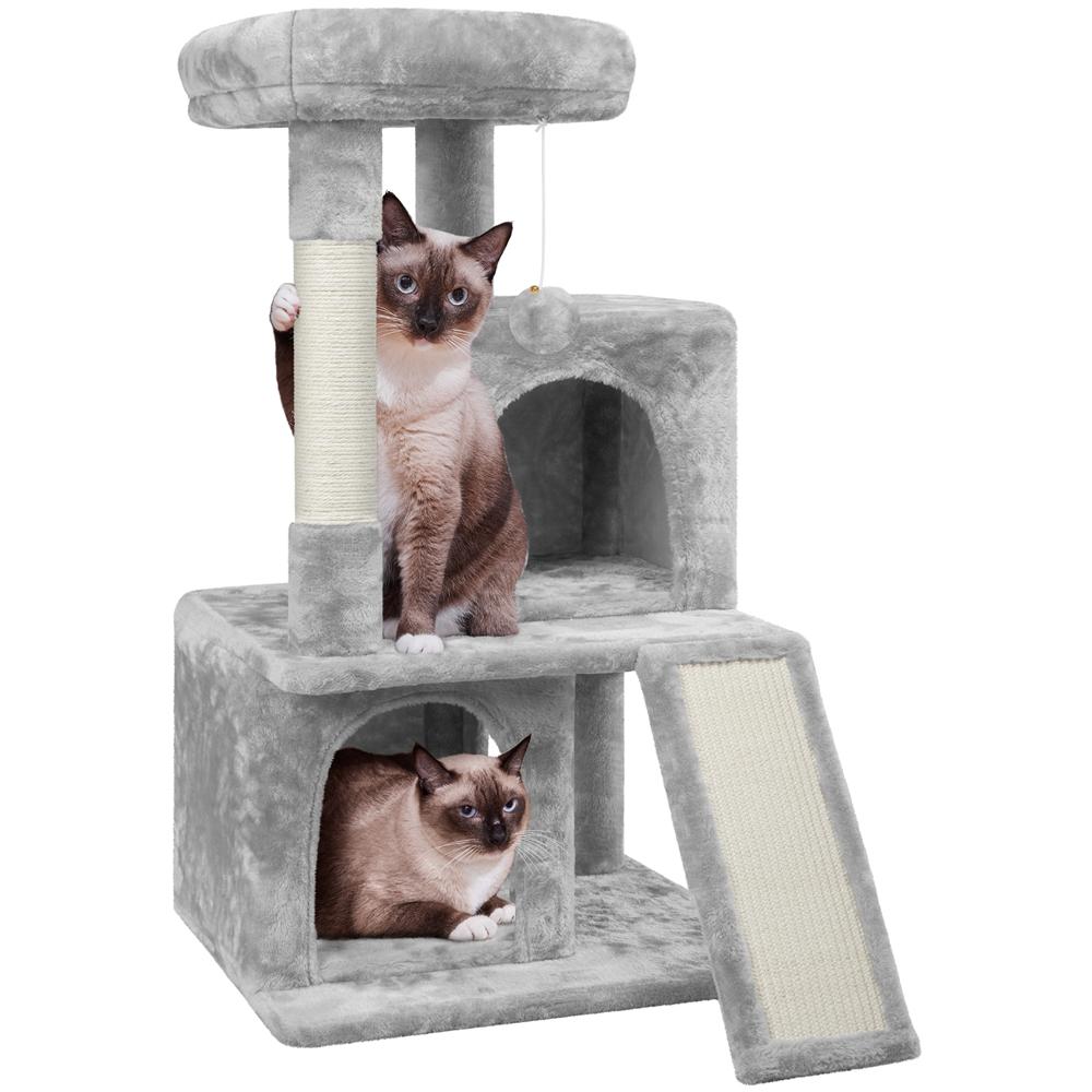 Katzen-Kratzbaum, Beige für Haustiere und Zuhause – Detailansicht 10