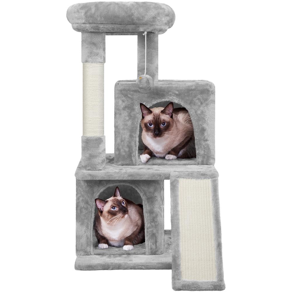 Katzen-Kratzbaum, Beige für Haustiere und Zuhause – Detailansicht 11