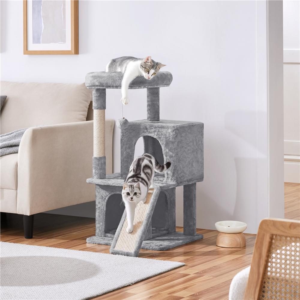 Katzen-Kratzbaum, Beige für Haustiere und Zuhause – Detailansicht 12