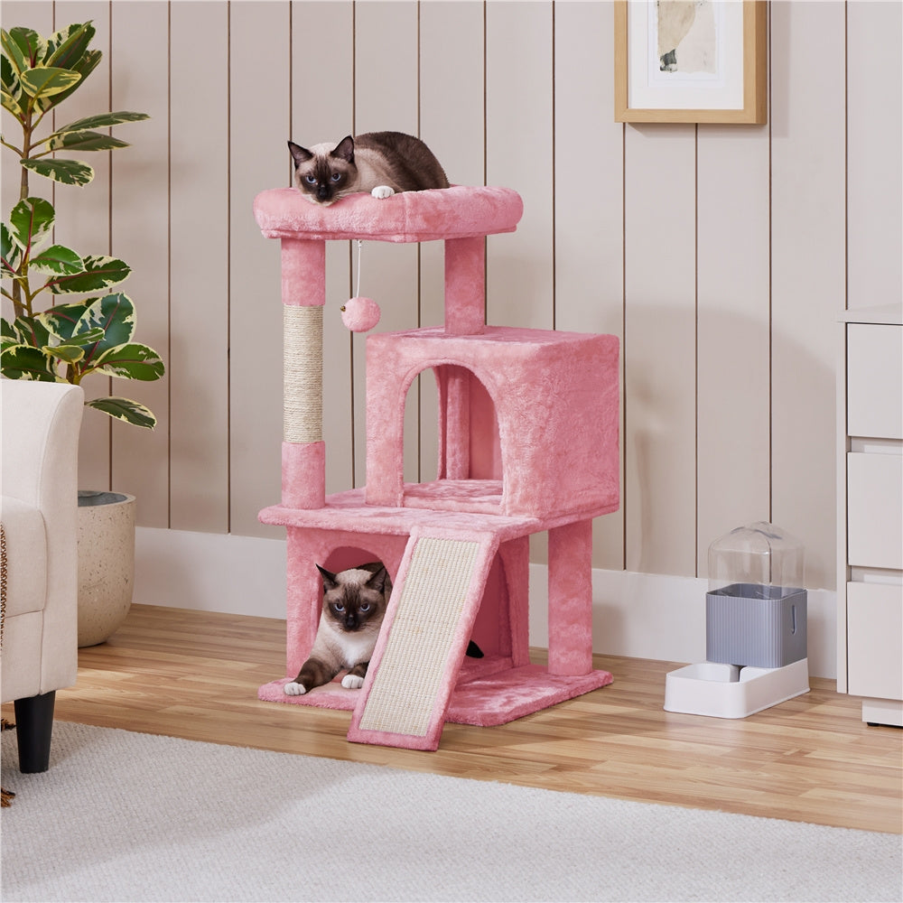 Katzen-Kratzbaum, Beige für Haustiere und Zuhause – Detailansicht 24
