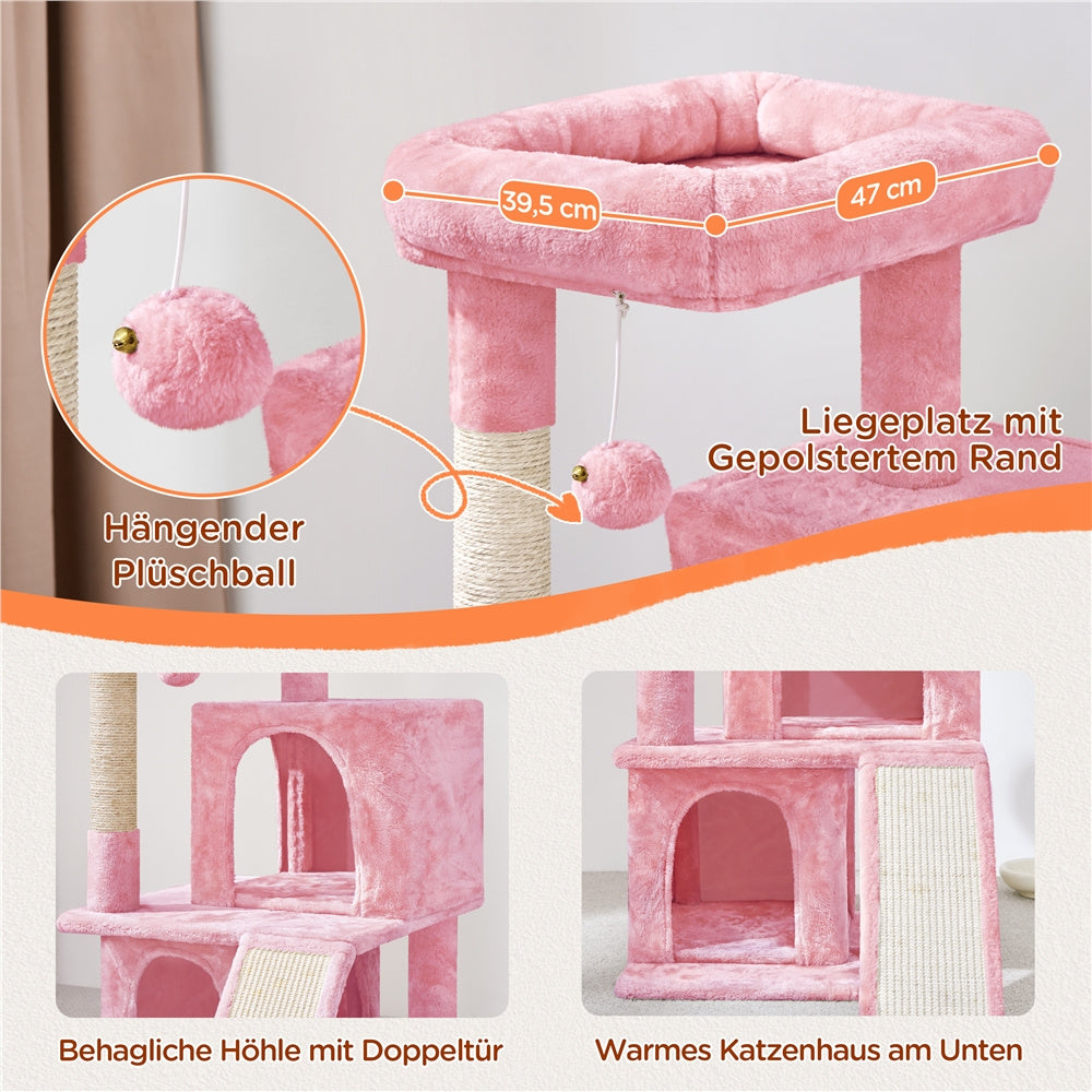 Katzen-Kratzbaum, Beige für Haustiere und Zuhause – Detailansicht 25