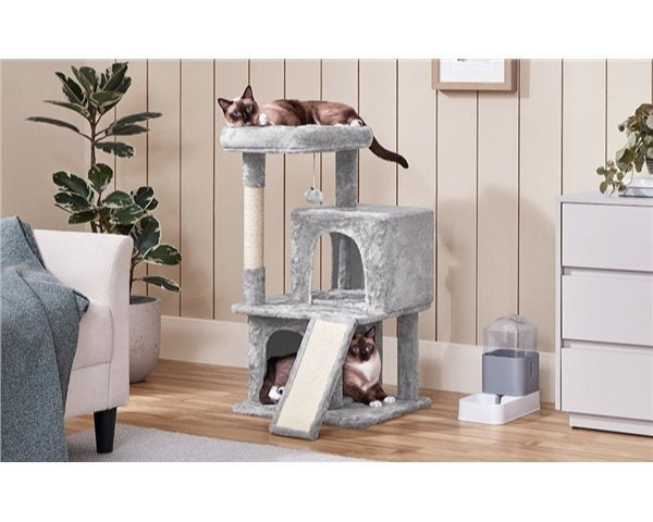 Katzen-Kratzbaum, Beige für Haustiere und Zuhause – Detailansicht 29