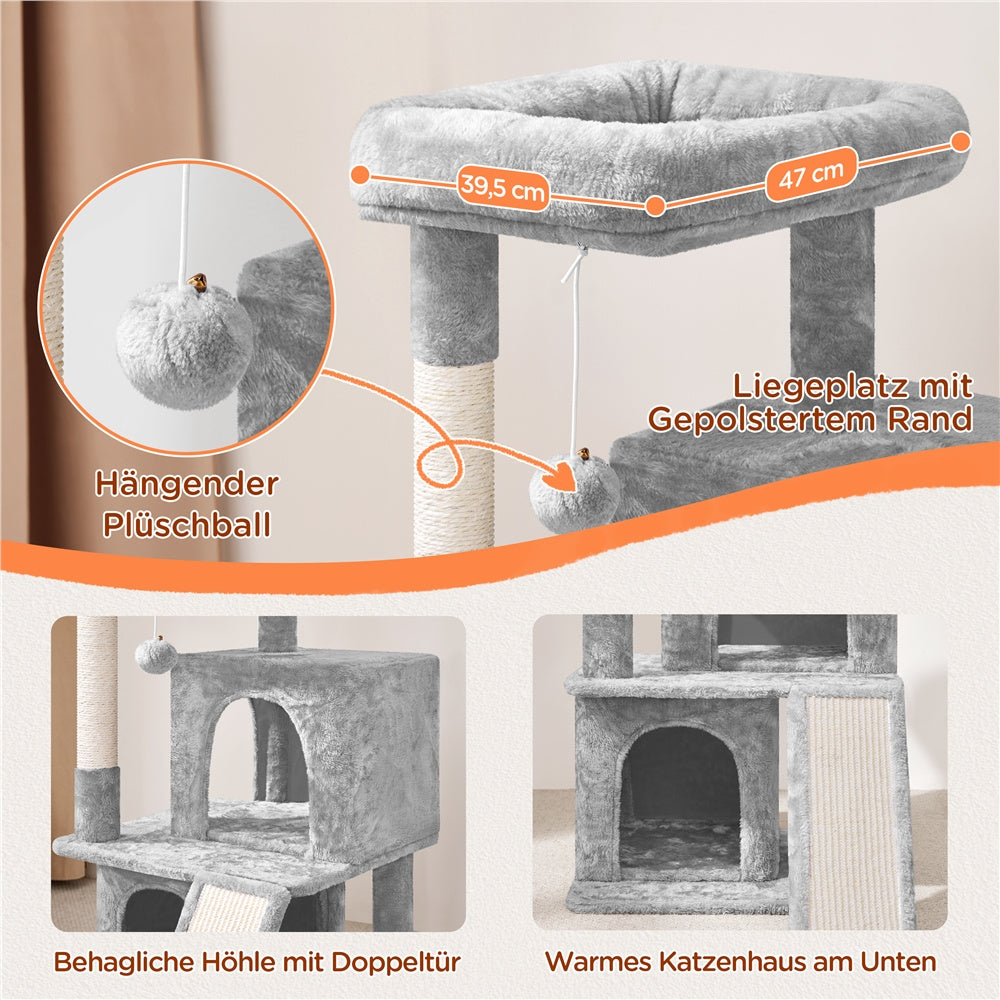Katzen-Kratzbaum, Beige für Haustiere und Zuhause – Detailansicht 31