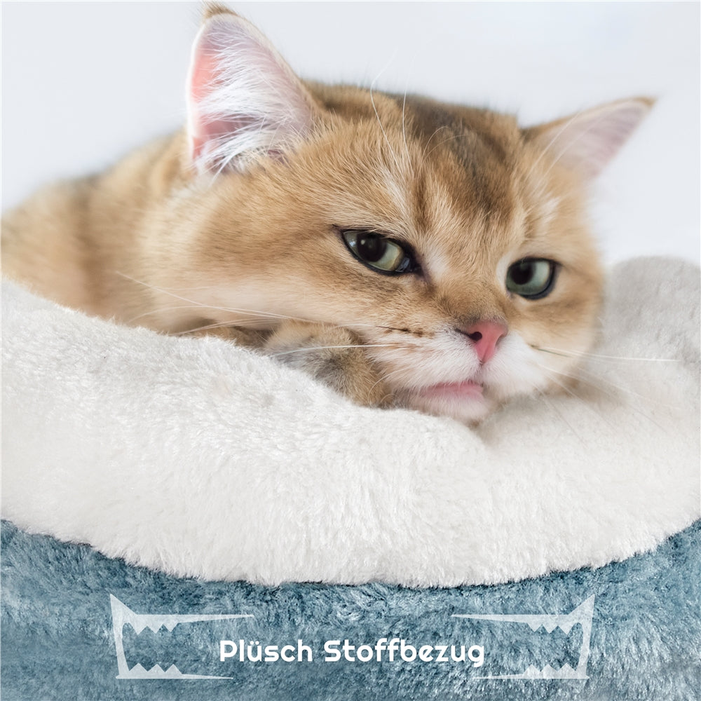 Katzen-Kratzbaum, Blau für Haustiere und Zuhause – Detailansicht 10
