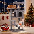 Katzen-Kratzbaum, Hängematte und 4 Kratzstämmen für Zuhause – Detailansicht 12
