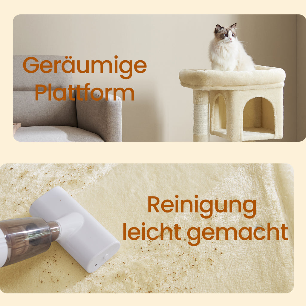 Katzen-Kratzbaum, rauchgrau für Haustiere – Detailansicht 32