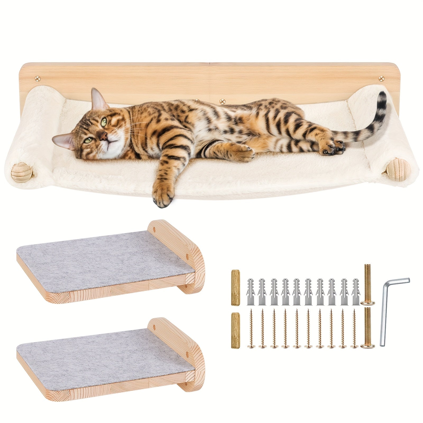 Katzen-Kratzbaum, Wood für Schlafzimmer und Bett – Hauptansicht