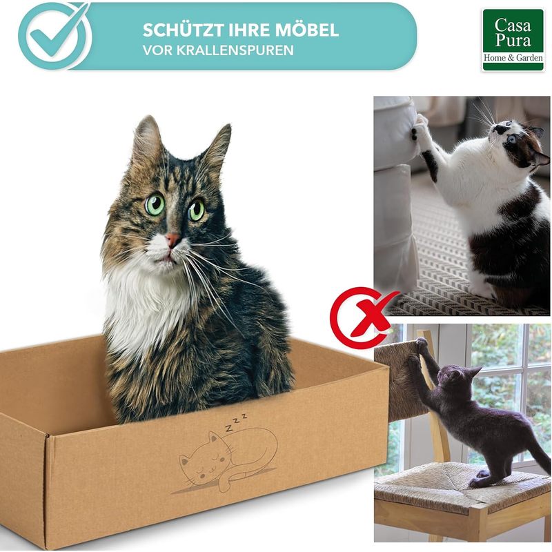 Katzen-Kratzbrett, Wie gezeigt für Haustiere und Zuhause – Detailansicht 2