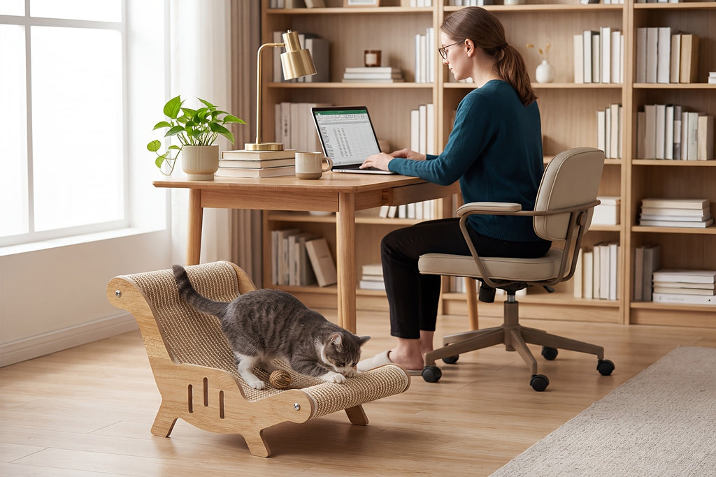 Katzen-Kratzsofa, Katzenkratzschrauber senden für Schlafzimmer und erholsamen Schlaf – Detailansicht 11