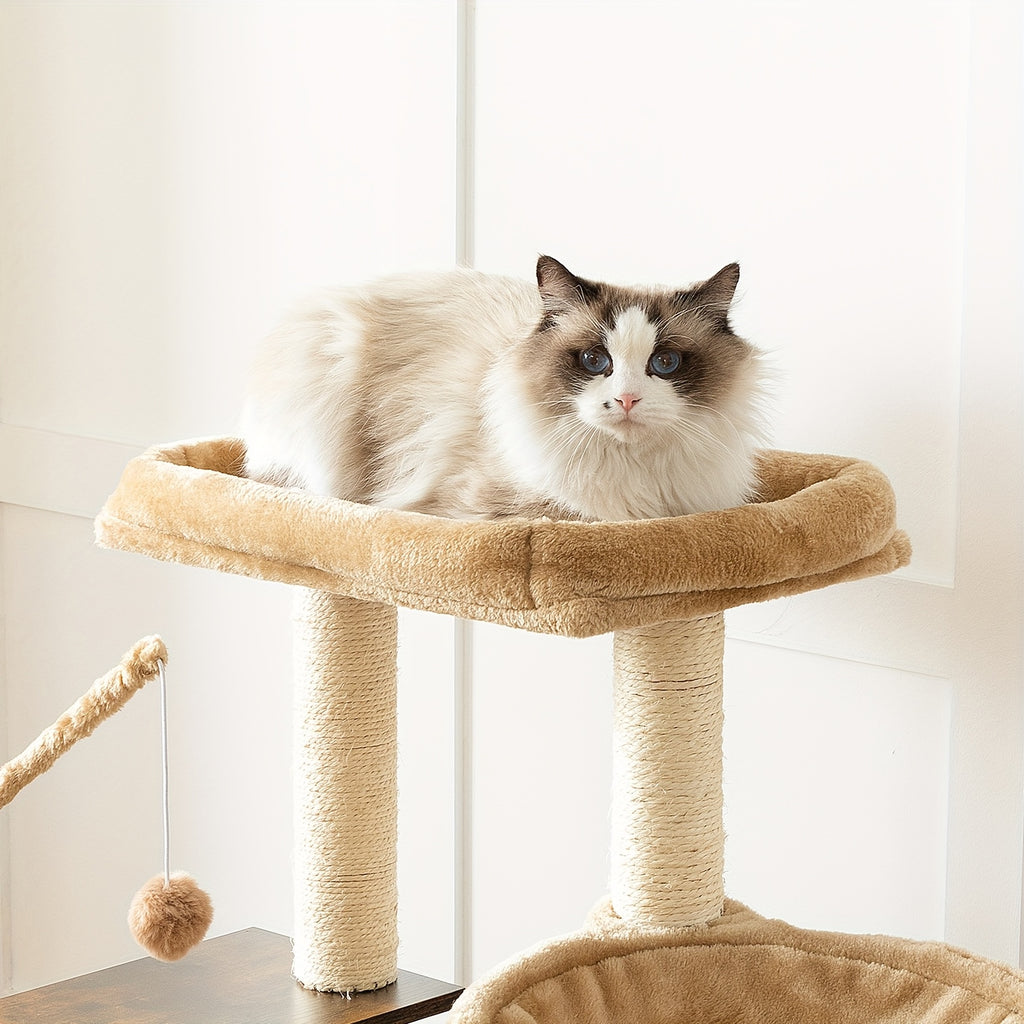 Katzenbaum, Holz für Haustiere und Zuhause – Detailansicht 2