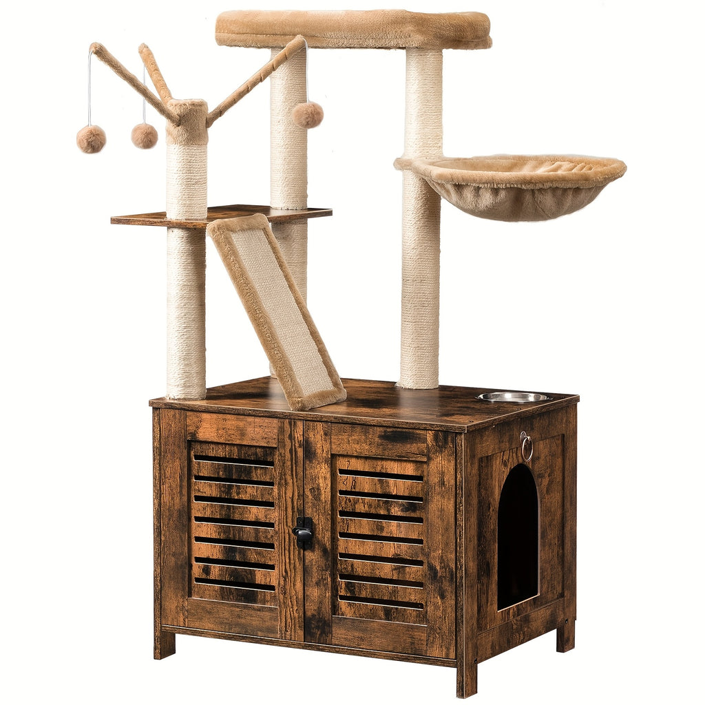 Katzenbaum, Holz für Haustiere und Zuhause – Detailansicht 6