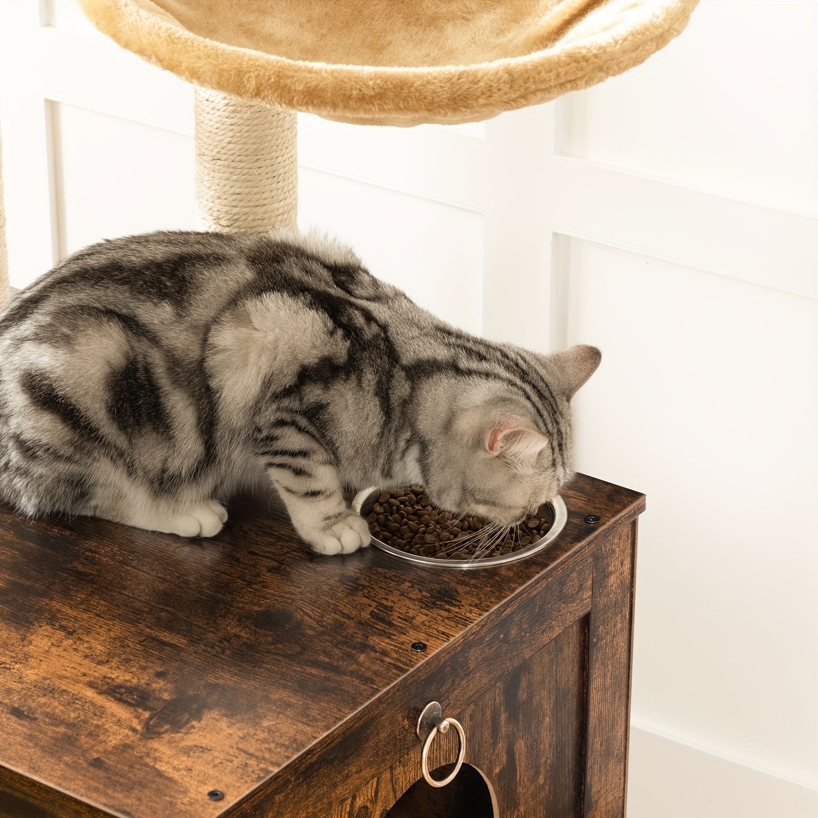 Katzenbaum, Holz für Haustiere und Zuhause – Detailansicht 11