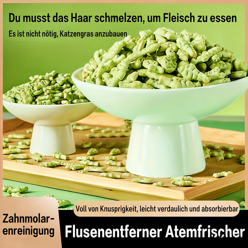 Katzengras-Kekse, 1 Packung (400g) für Haustiere und Zuhause – Detailansicht 4