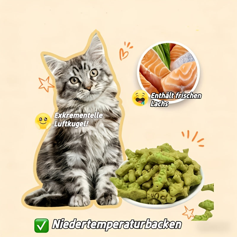 Katzengras-Kekse, 1 Packung (400g) für Haustiere und Zuhause – Detailansicht 5