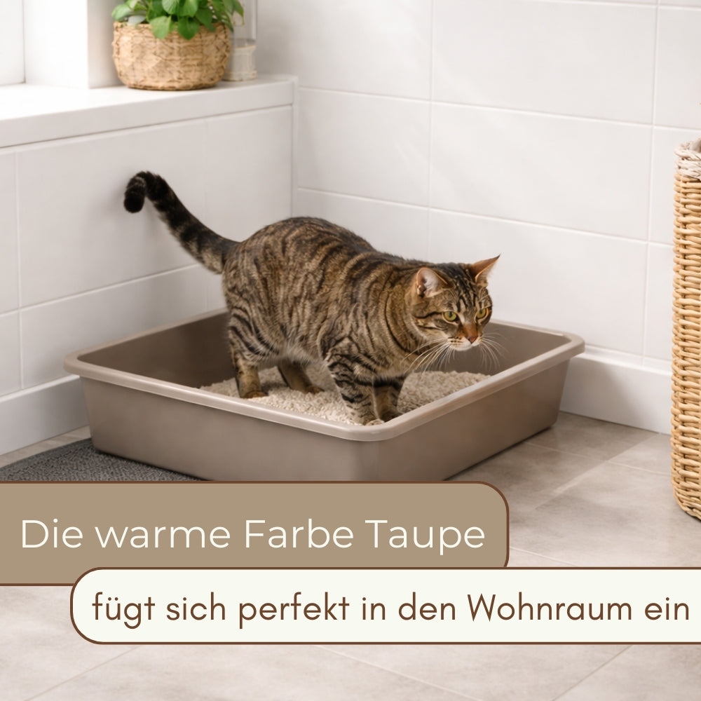 Katzenklo ohne Deckel, Mittel für Haustiere und Zuhause – Detailansicht 6