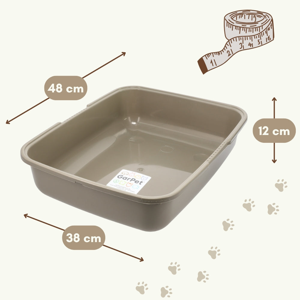 Katzenklo ohne Deckel, Mittel für Haustiere und Zuhause – Detailansicht 15