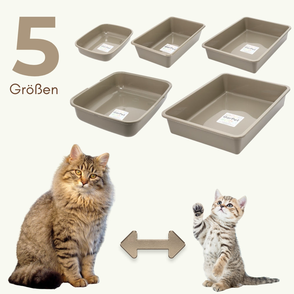 Katzenklo ohne Deckel, Mittel für Haustiere und Zuhause – Detailansicht 16