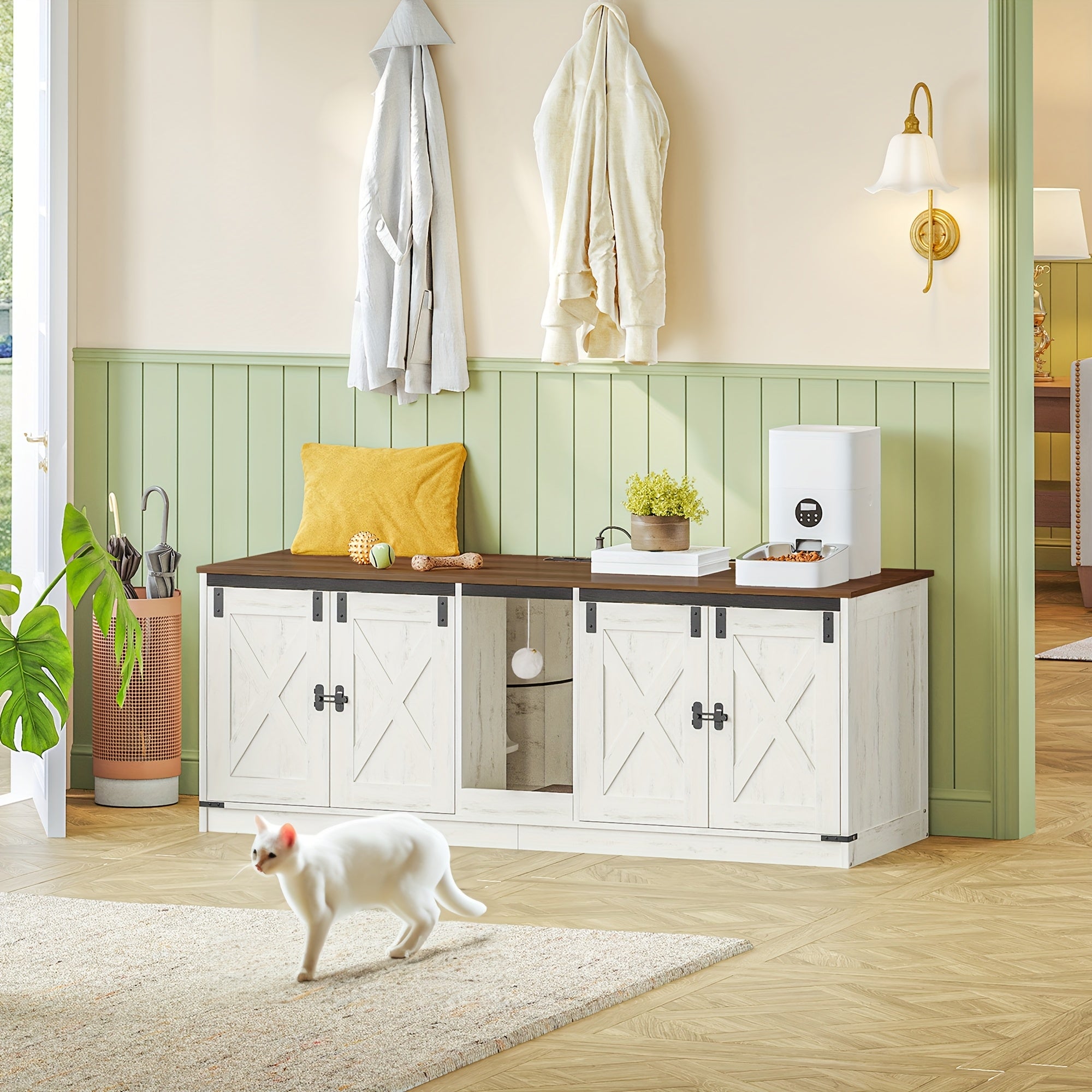 Katzenschrank, 140cm für Haustiere und Zuhause – Detailansicht 3