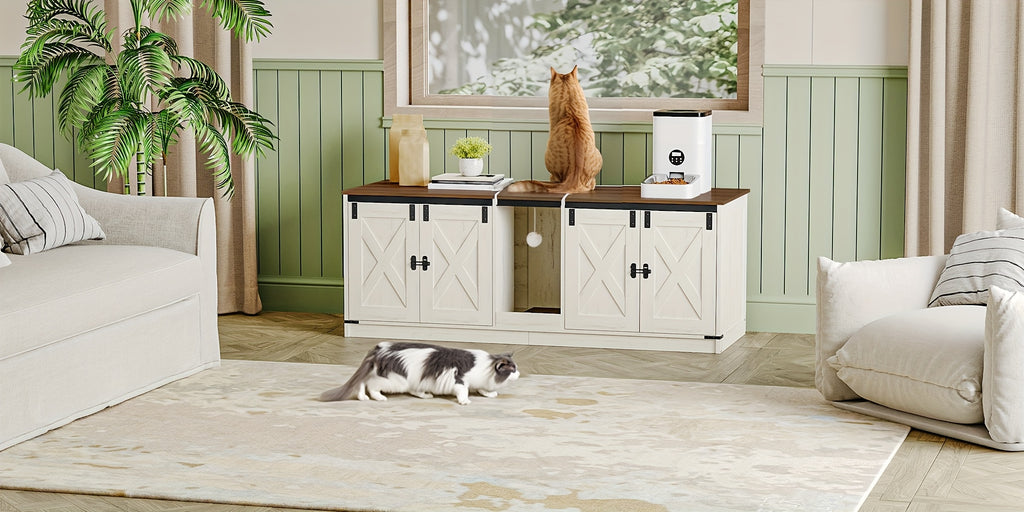 Katzenschrank, 140cm für Haustiere und Zuhause – Detailansicht 7