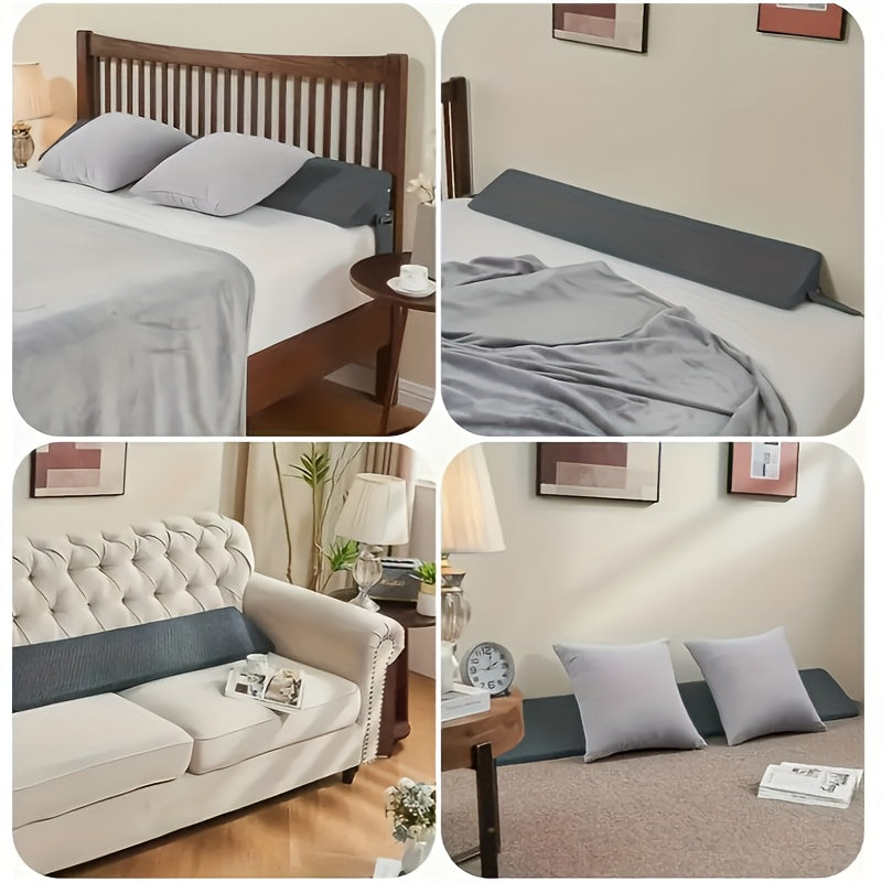 Keilkissen, Weiss für Schlafzimmer und erholsamen Schlaf – Detailansicht 10