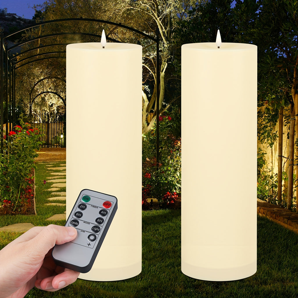 Kerzen, LED-Beleuchtung für Bett und Outdoor Terrasse Veranda Weihnachten Neujahr – Detailansicht 5