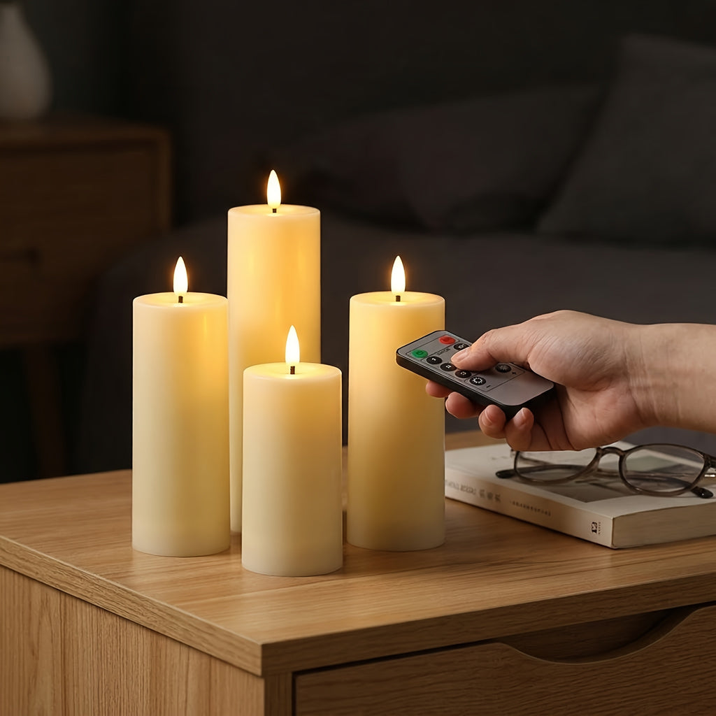 Kerzen, Weiß für Bett und Schlafzimmer – Detailansicht 7