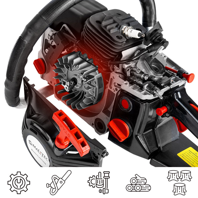 Kettensäge Maltec Mastercut, 5700W für Alltag und Zuhause – Detailansicht 4