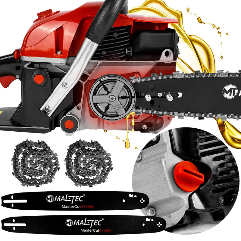 Kettensäge Maltec Mastercut, 5700W für Alltag und Zuhause – Detailansicht 5