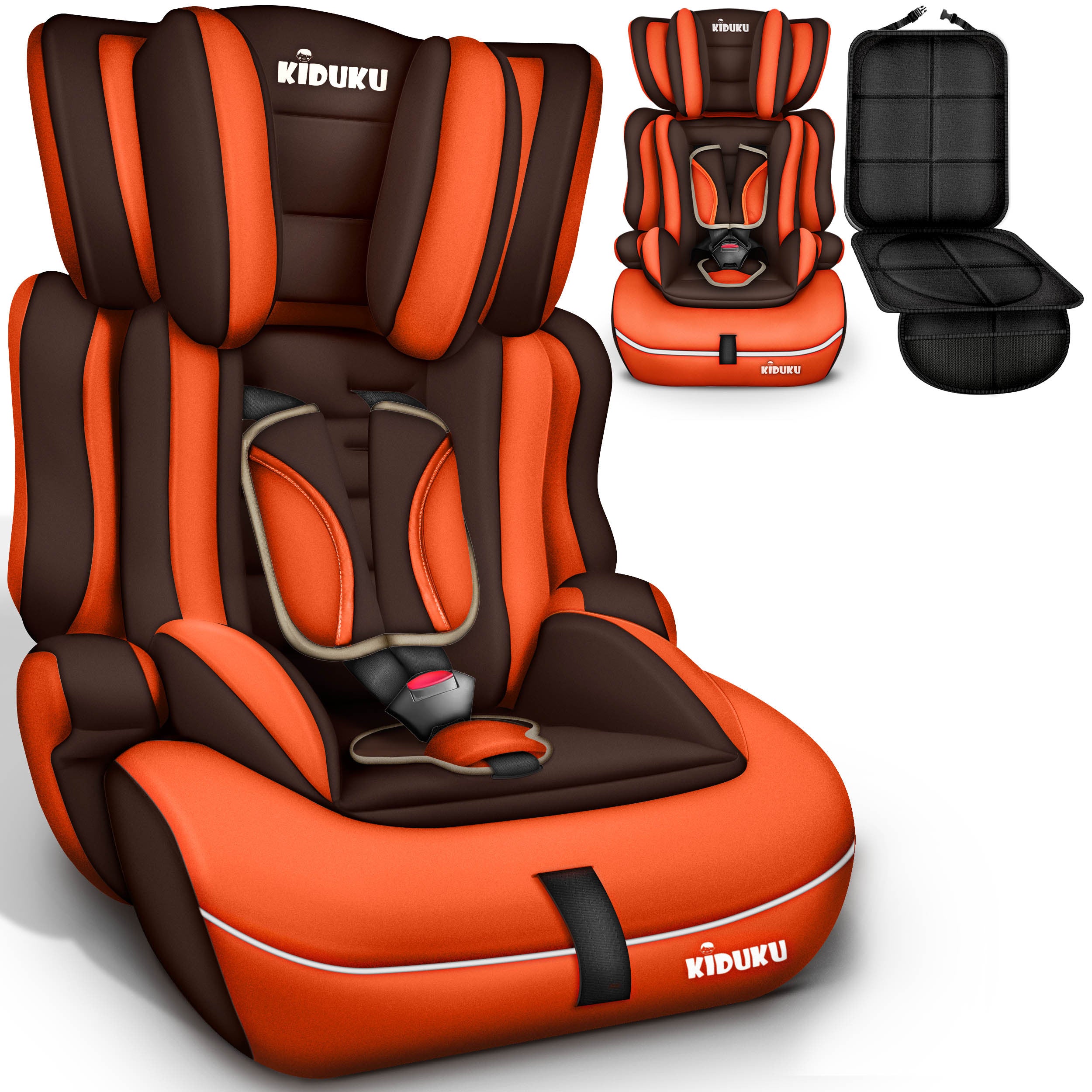 KIDUKU® Kindersitz Auto, 36 kg für Fahrzeug und unterwegs – Detailansicht 4