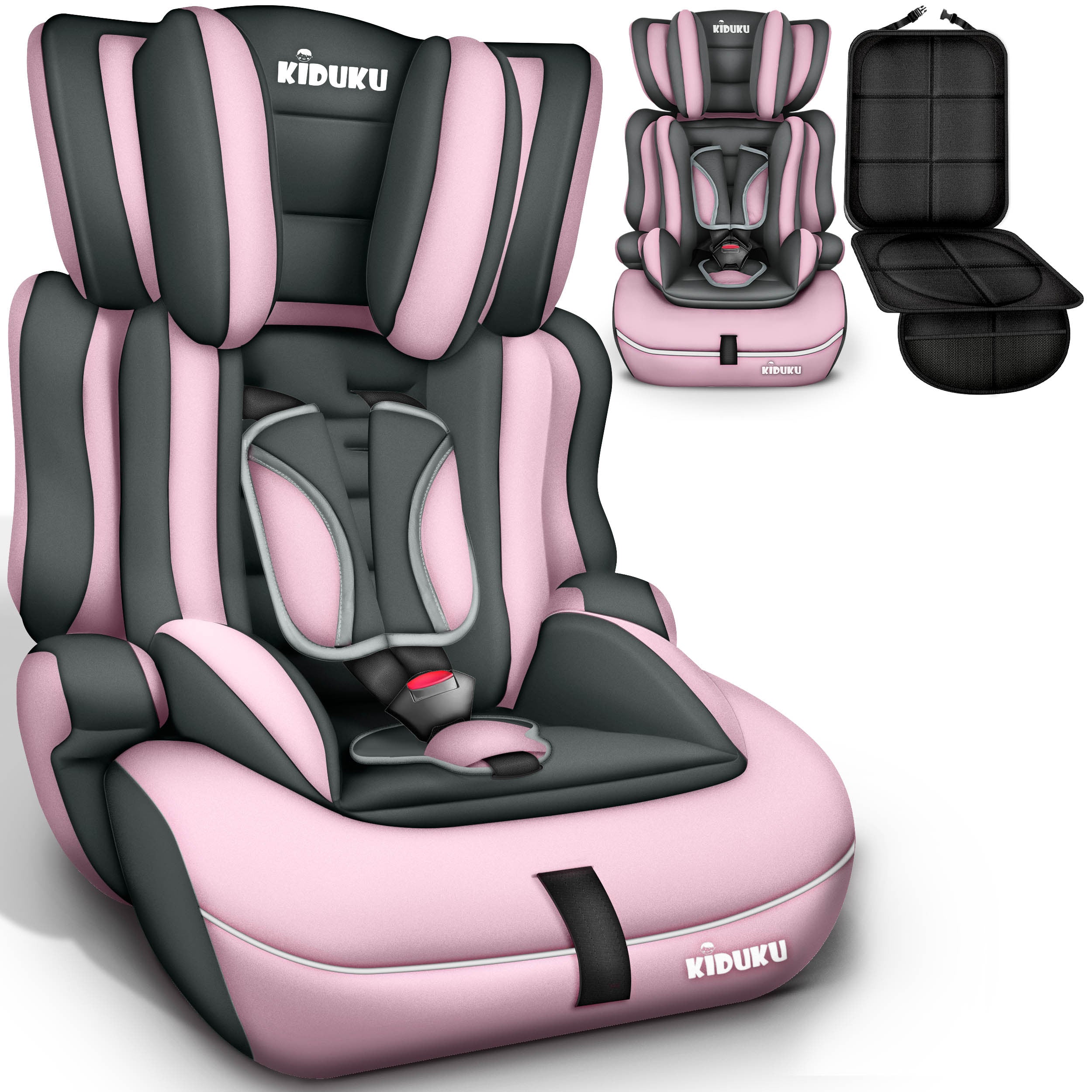 KIDUKU® Kindersitz Auto, 36 kg für Fahrzeug und unterwegs – Detailansicht 12
