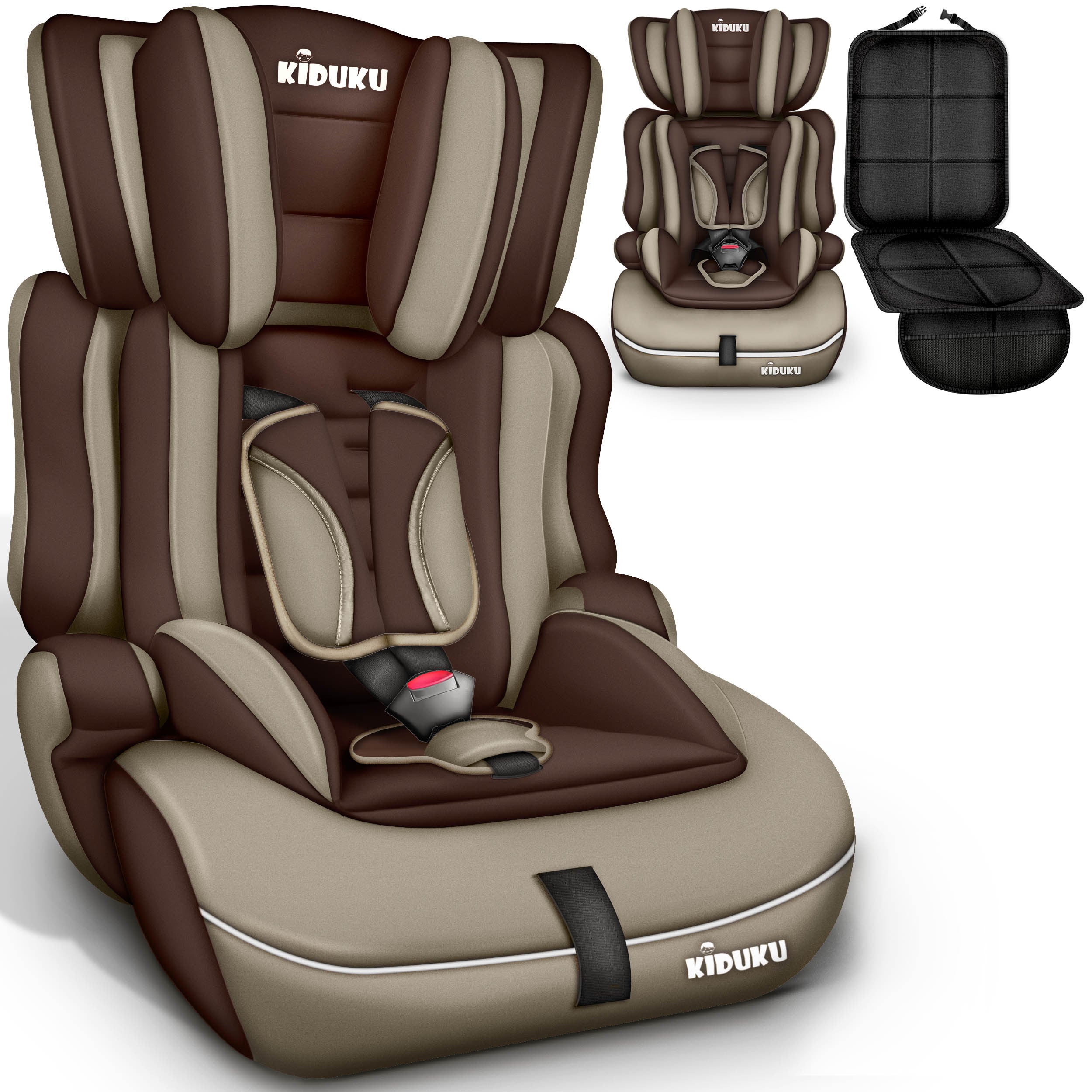 KIDUKU® Kindersitz Auto, 36 kg für Fahrzeug und unterwegs – Detailansicht 25