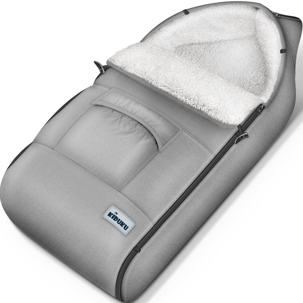 KIDUKU® Winterfußsack, waschbar für Kinderwagen Buggy Jogger - Babyfußsack und Alltag – Hauptansicht