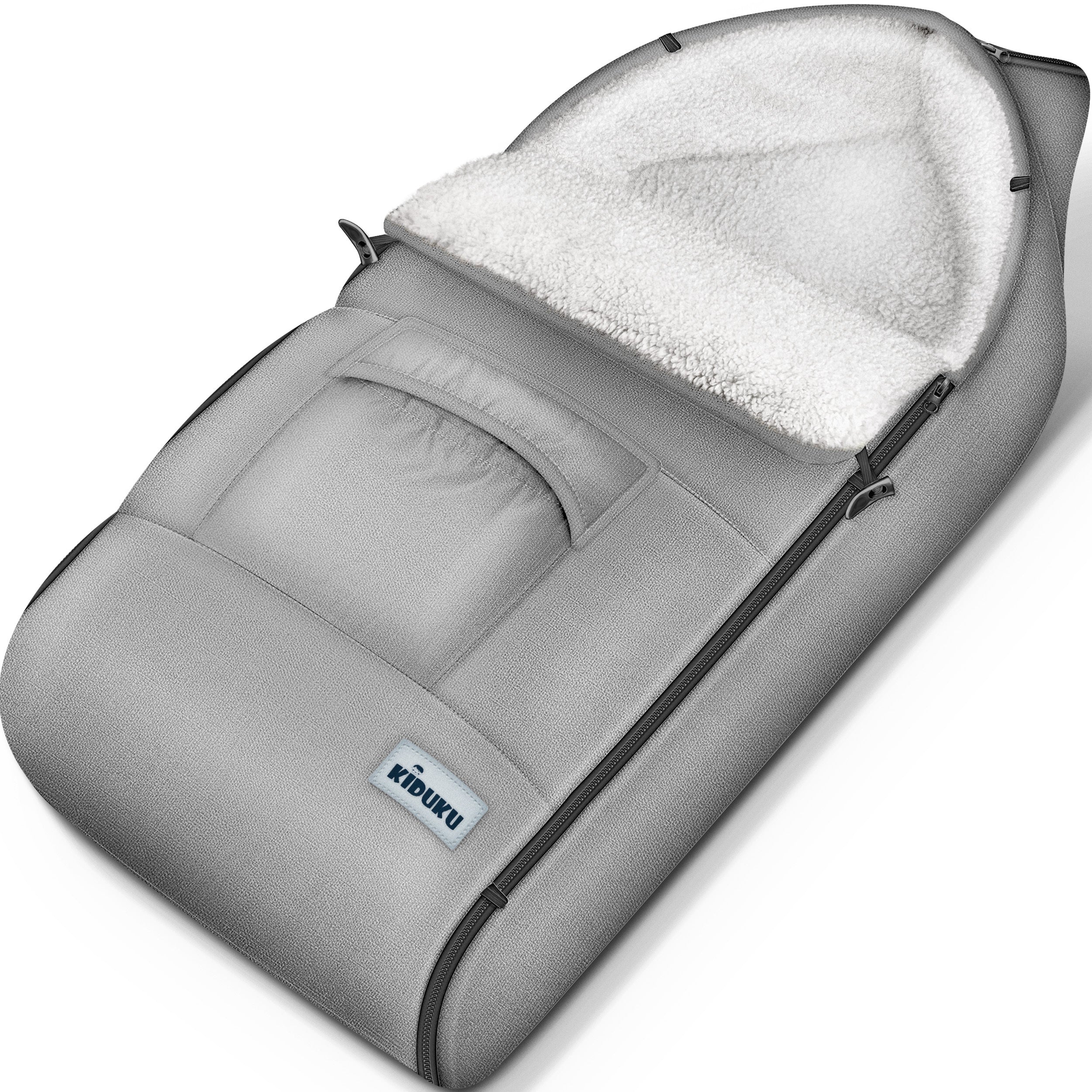 KIDUKU® Winterfußsack, waschbar für Kinderwagen Buggy Jogger - Babyfußsack und Alltag – Hauptansicht