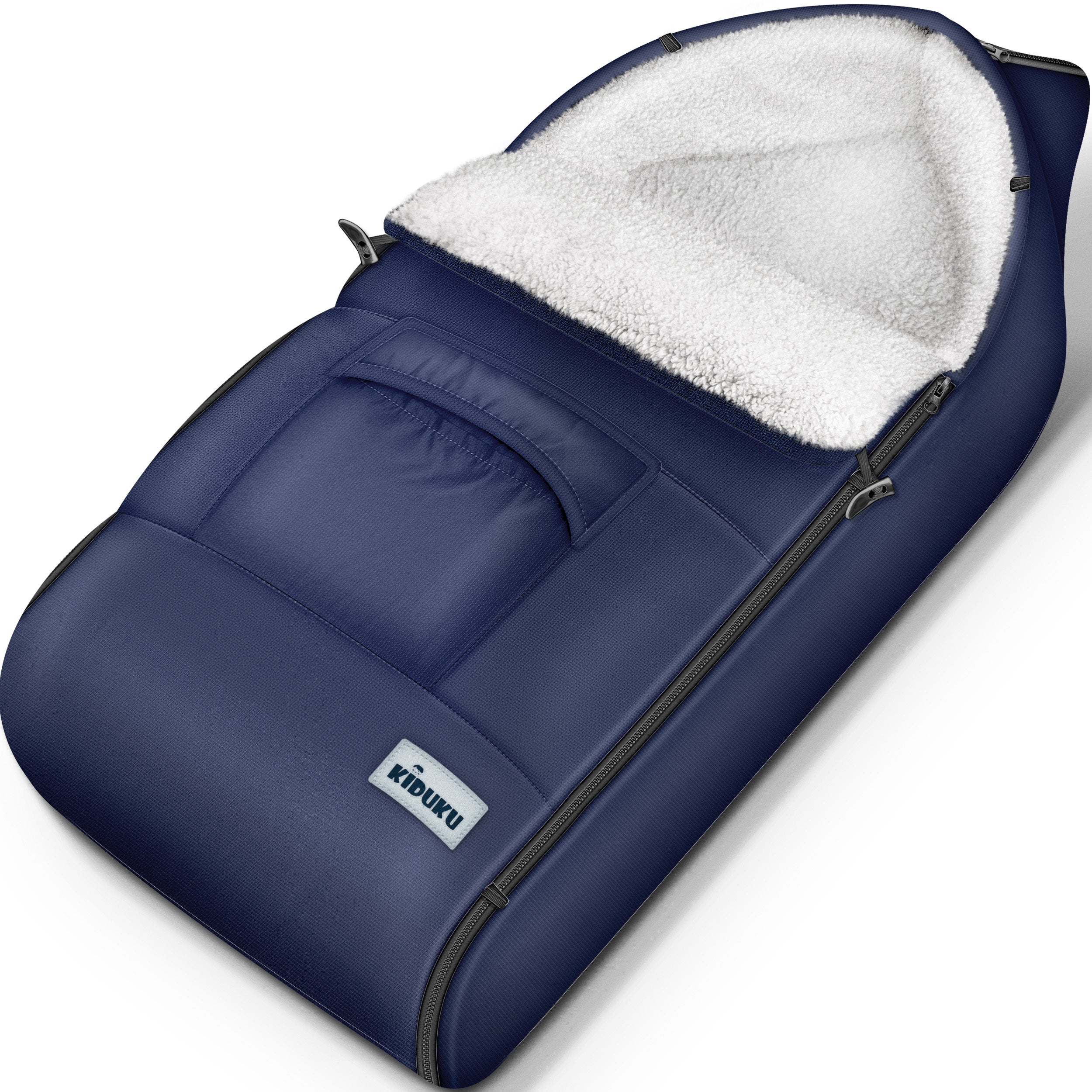 KIDUKU® Winterfußsack, waschbar für Kinderwagen Buggy Jogger - Babyfußsack und Alltag – Detailansicht 15