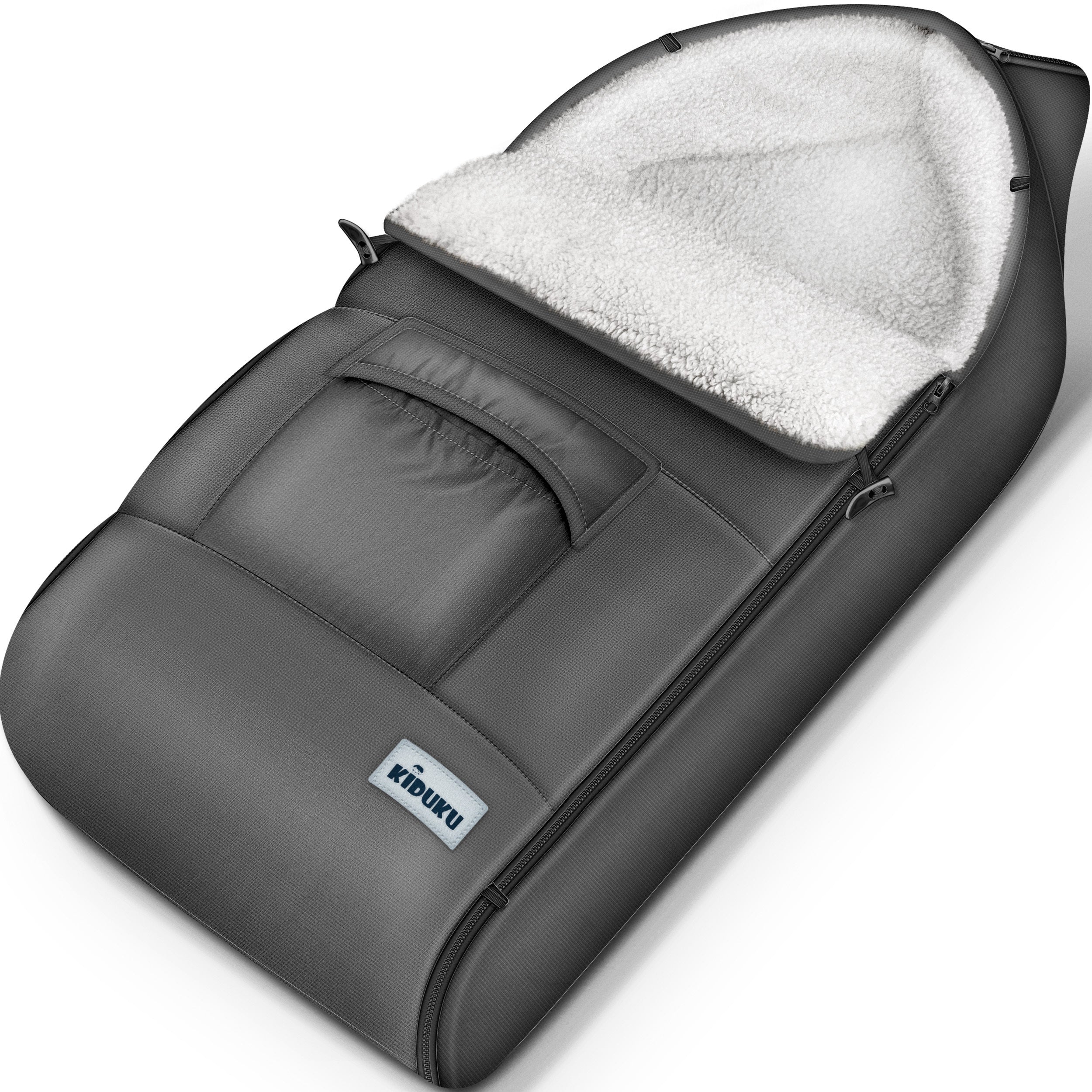 KIDUKU® Winterfußsack, waschbar für Kinderwagen Buggy Jogger - Babyfußsack und Alltag – Detailansicht 21
