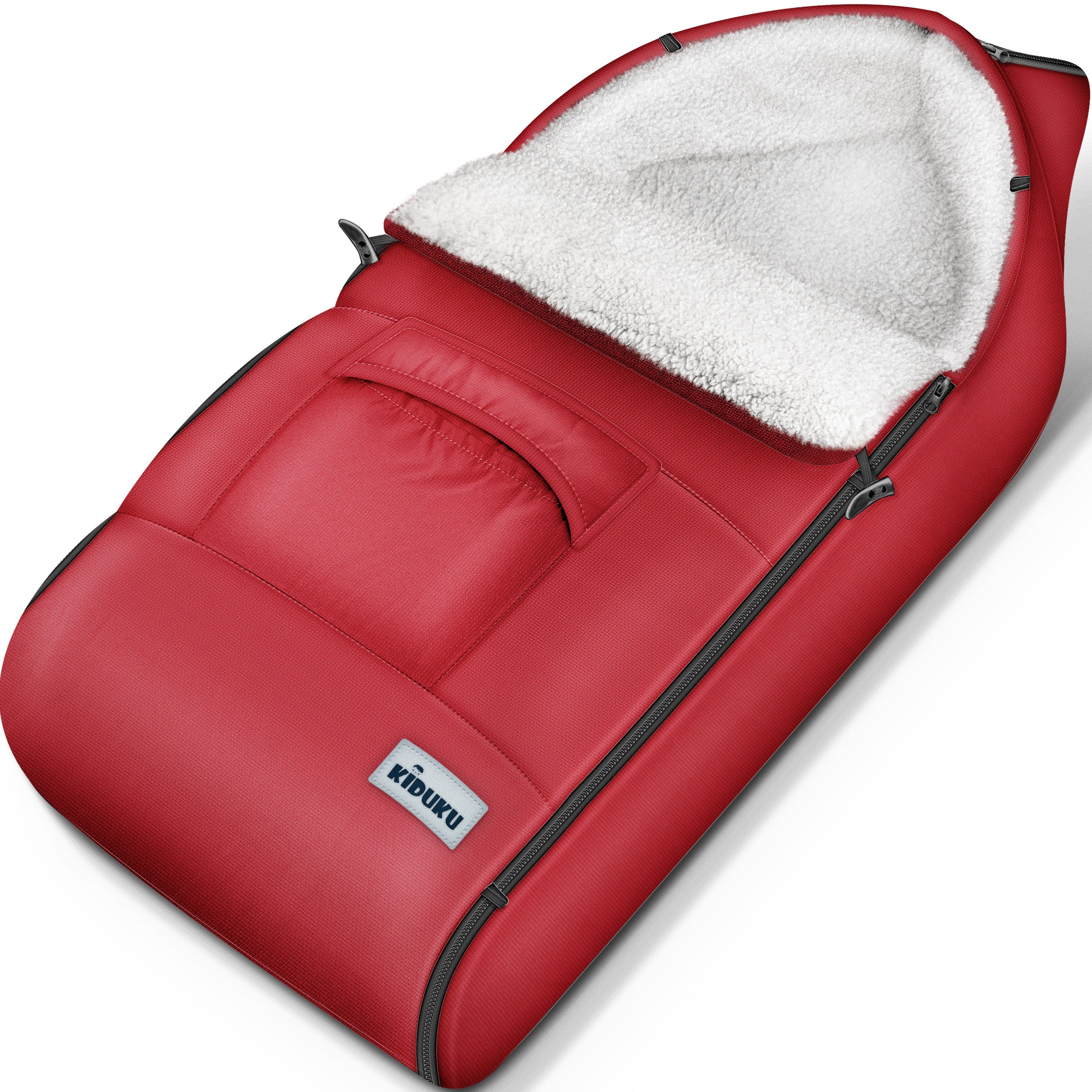 KIDUKU® Winterfußsack, waschbar für Kinderwagen Buggy Jogger - Babyfußsack und Alltag – Detailansicht 28