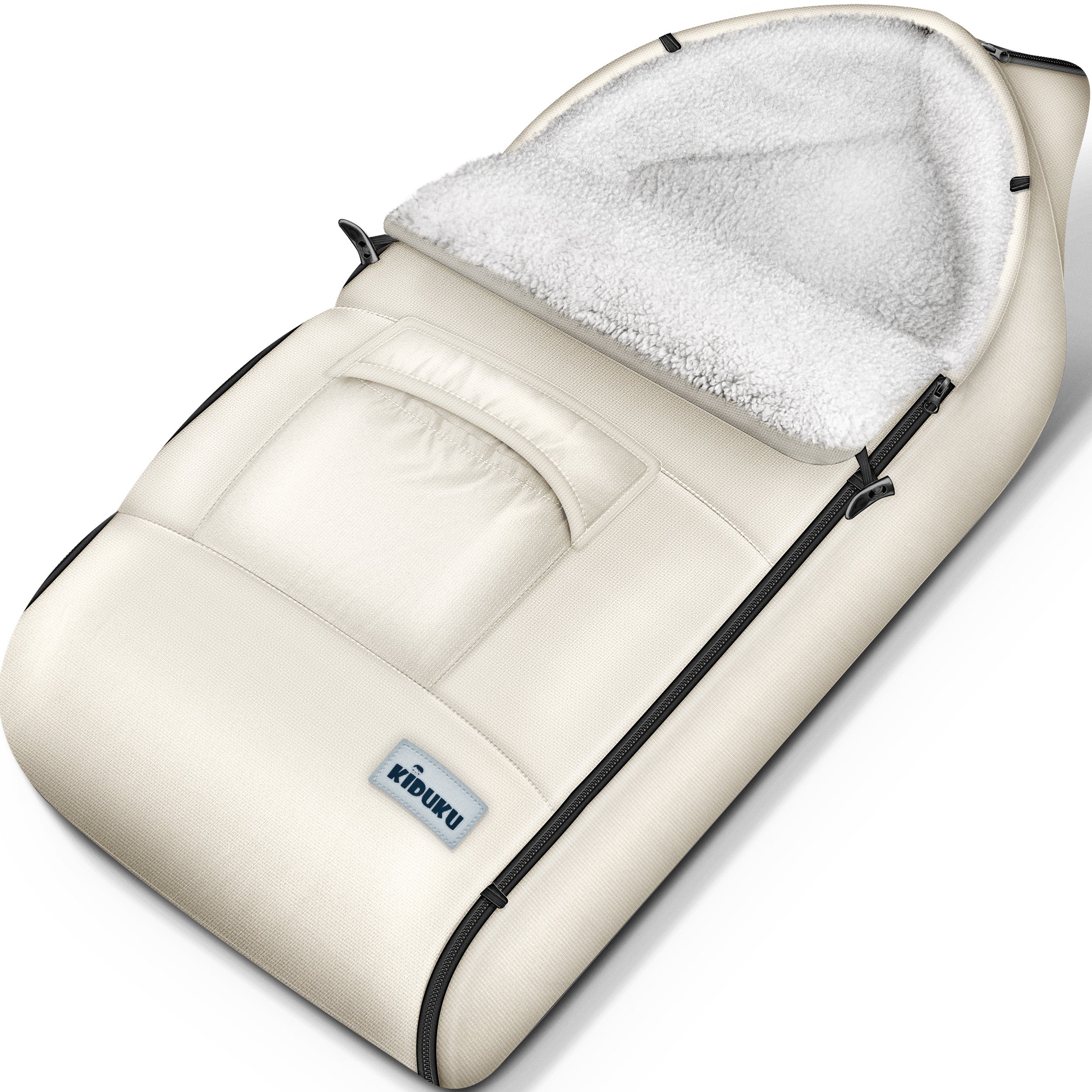 KIDUKU® Winterfußsack, waschbar für Kinderwagen Buggy Jogger - Babyfußsack und Alltag – Detailansicht 35